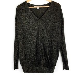 DVF Diane Von Furstenberg Ania Bis Metallic Sweater Size Small